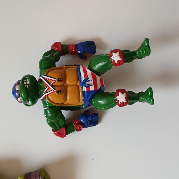 Vintage Teenage Mutant Ninja Turtles Action Figures Lot of 3 TMNT - Picture 3 of 8